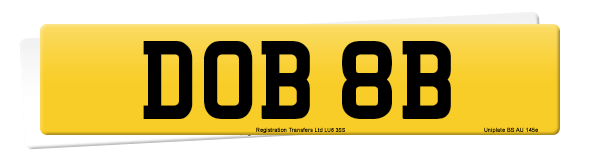 Registration number DOB 8B